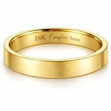 Load image into Gallery viewer, 18K Yellow Gold Medium Flat Court Wedding Ring - Rings
