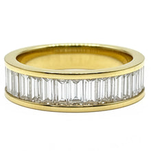Load image into Gallery viewer, Baguette Cut Diamond Eternity Ring - Rings
