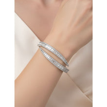 Load image into Gallery viewer, Diamond Baguette Bangle - Bangle
