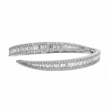 Load image into Gallery viewer, Diamond Baguette Bangle - Bangle
