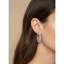 Load image into Gallery viewer, Diamond Baguette Earrings - Earrings
