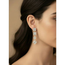 Load image into Gallery viewer, Diamond Baguette Earrings - Earrings
