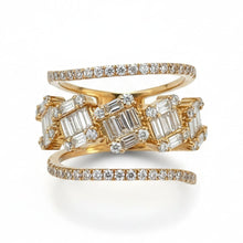 Load image into Gallery viewer, Diamond Baguette Ring - Ring
