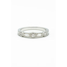 Load image into Gallery viewer, Diamond Baguette Wedding Ring - Ring
