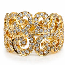 Load image into Gallery viewer, Diamond Cluster Ring - Rings
