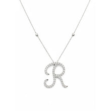Load image into Gallery viewer, Diamond Initial Necklace - Necklace
