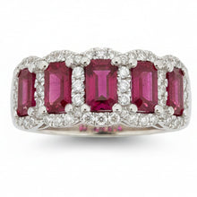 Load image into Gallery viewer, Diamond Ruby Ring - Rings
