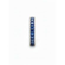 Load image into Gallery viewer, Diamond Sapphire Ring - Rings
