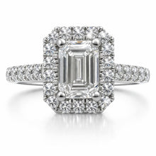 Load image into Gallery viewer, Emerald Cut Diamond Engagement Ring - Engagement Rings
