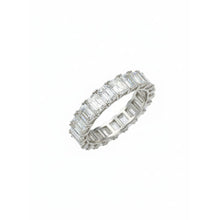 Load image into Gallery viewer, Emerald Cut Diamond Eternity Ring - Rings
