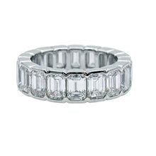 Load image into Gallery viewer, Emerald Cut Eternity Band - Rings
