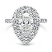 Load image into Gallery viewer, Pear Cut Diamond Engagement Ring - Engagement Rings
