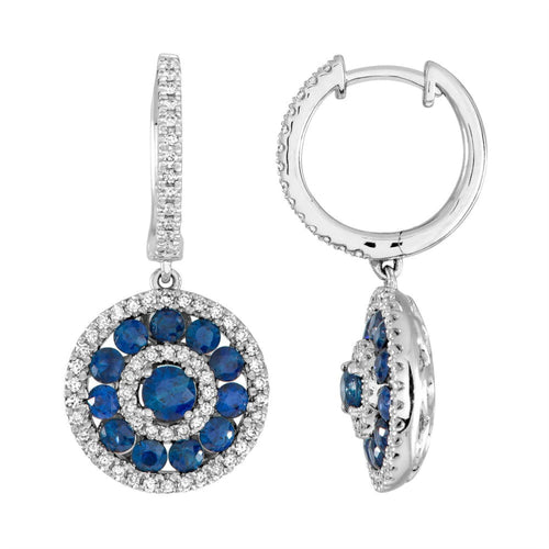 Sapphire Diamond Earring - Earring