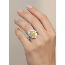 Load image into Gallery viewer, Yellow Diamond Engagement Ring - Ring
