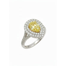 Load image into Gallery viewer, Yellow Diamond Engagement Ring - Ring
