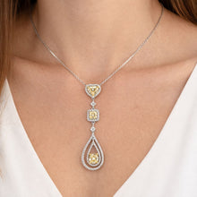 Load image into Gallery viewer, Yellow Diamond Necklace - Necklaces
