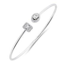Load image into Gallery viewer, Round Baguette Oval Diamond Bangle - Empire Fine Jewellers
