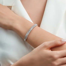 Load image into Gallery viewer, Baguette Diamond Bangle - Bangle
