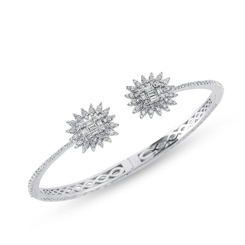 Baguette Diamond Bangle