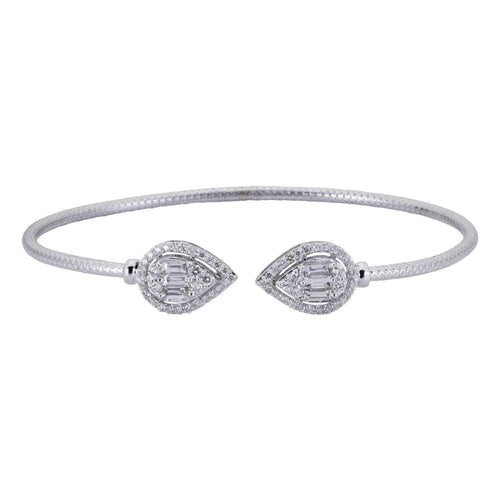 Baguette Diamond Bangle