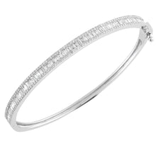 Load image into Gallery viewer, Round and Baguette Diamond Bangle - Empire Fine Jewellers
