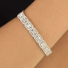 Load image into Gallery viewer, Round and Baguette Diamonds Bangle - Empire Fine Jewellers
