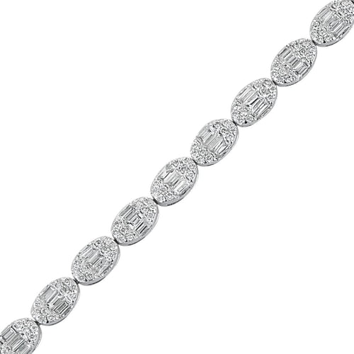 Baguette Diamond Bracelet - Jewelry
