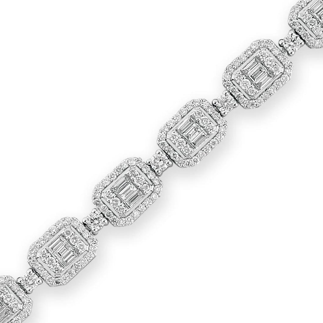 Diamond Baguette Bracelet - Jewelry