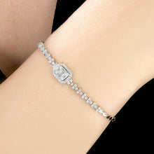 Load image into Gallery viewer, Baguette Diamond Bracelet - Jewelry
