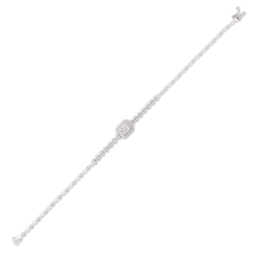 Baguette Diamond Bracelet - Jewelry