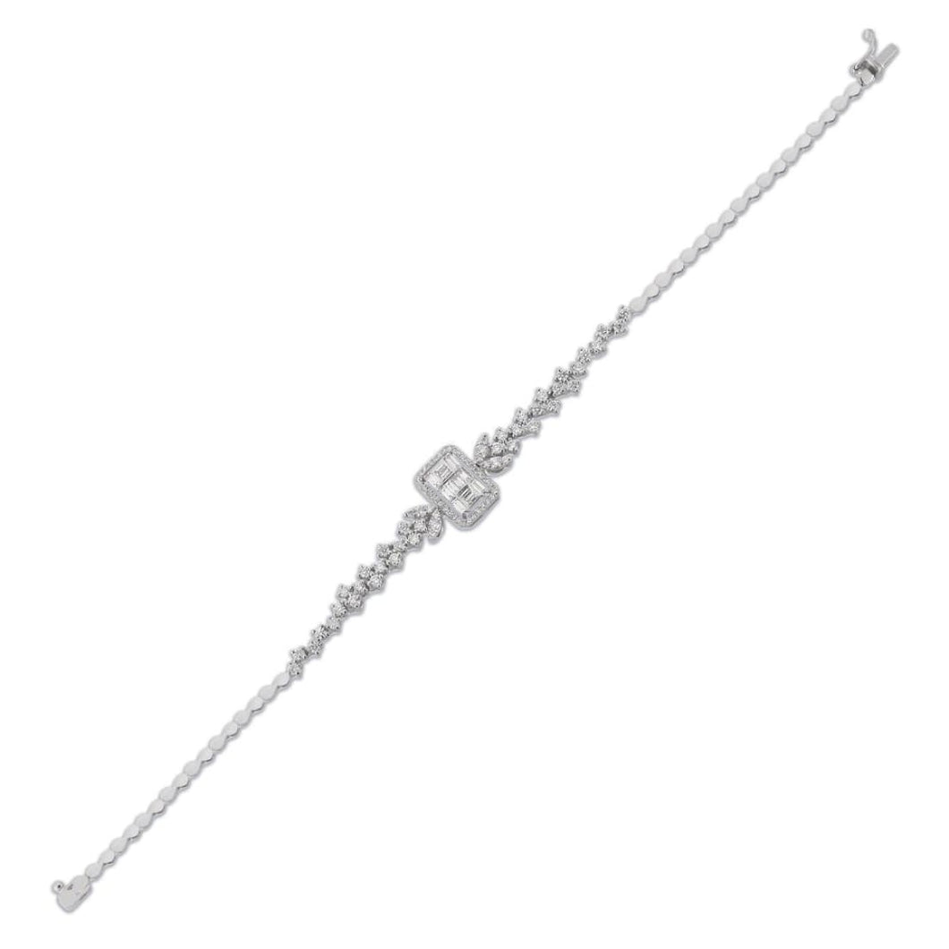 Baguette diamond Bracelet - Jewelry