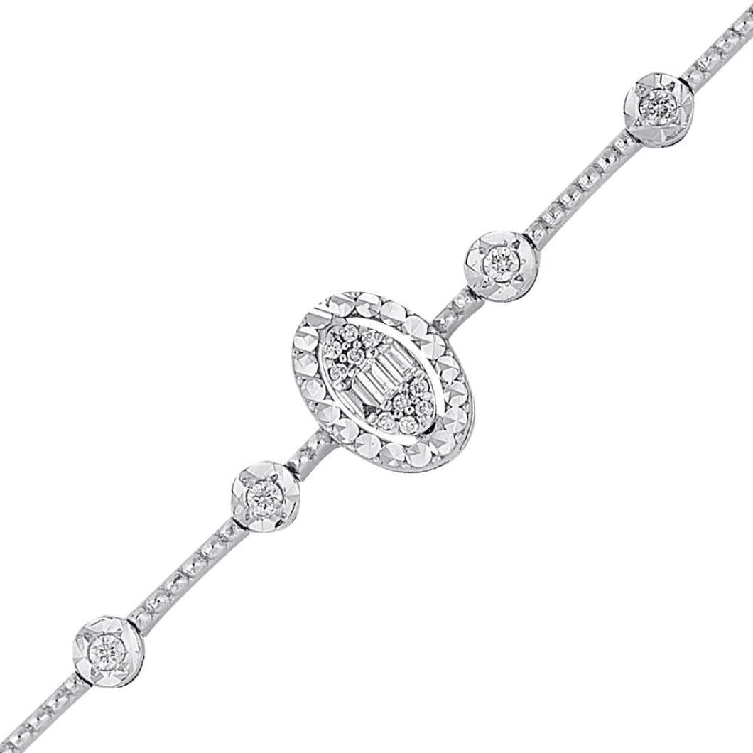 Baguette Diamond Bracelet - Jewelry