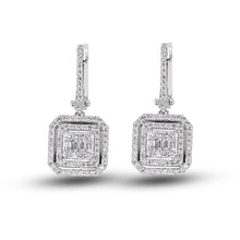 Load image into Gallery viewer, Baguette Diamond Earring - Jewelry
