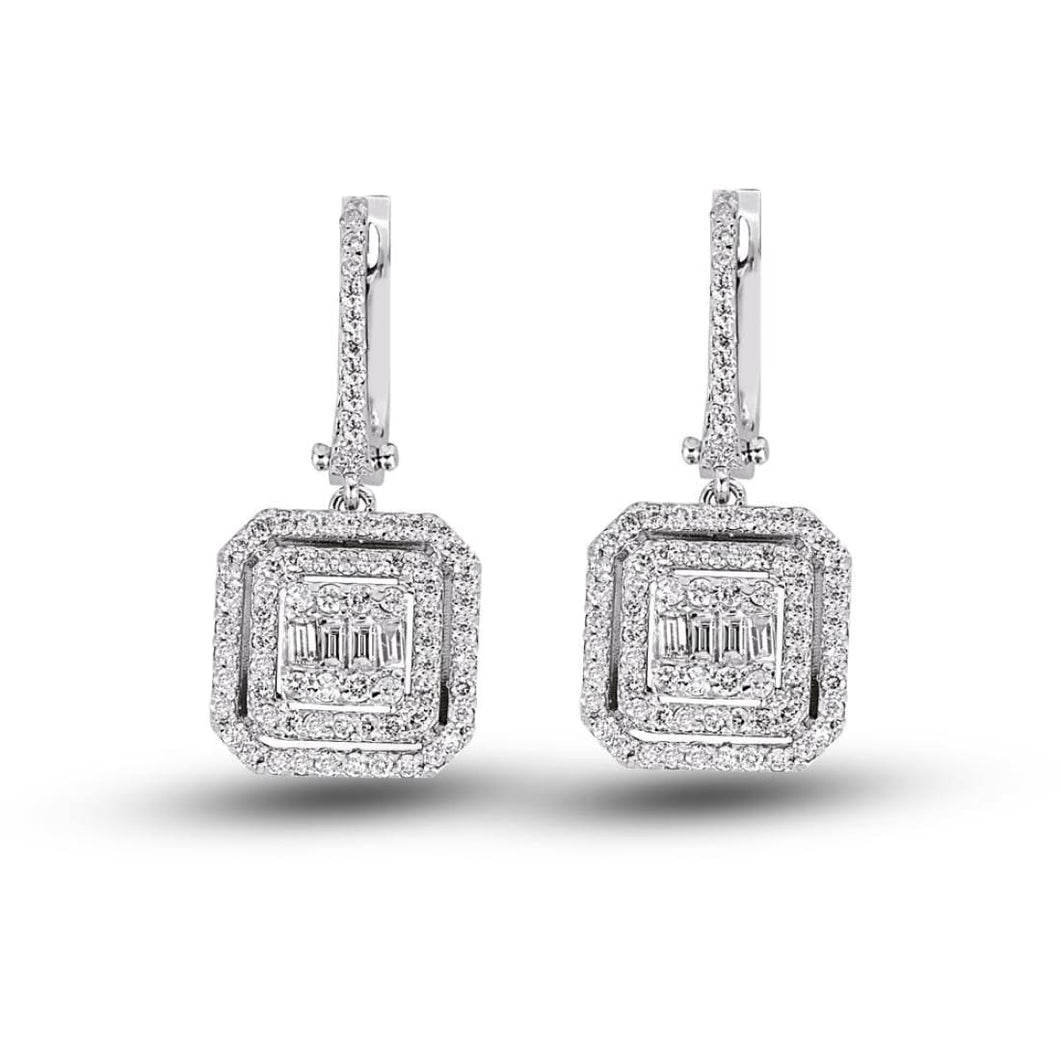 Baguette Diamond Earring - Jewelry