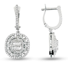Load image into Gallery viewer, Baguette Diamond Earring - Jewelry
