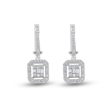 Load image into Gallery viewer, Baguette Diamond Earring - Jewelry
