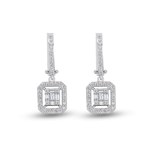 Baguette Diamond Earring - Jewelry
