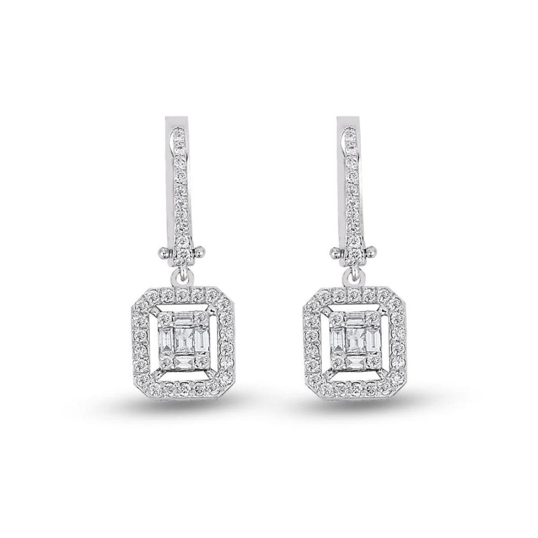 Baguette Diamond Earring - Jewelry