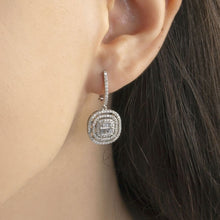 Load image into Gallery viewer, Baguette Diamond Earring - Jewelry
