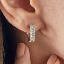 Load image into Gallery viewer, Diamond Baguette Earring
