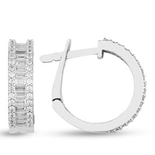 Load image into Gallery viewer, Diamond Baguette Earring
