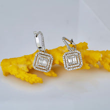 Load image into Gallery viewer, Baguette Diamond Earring - Jewelry
