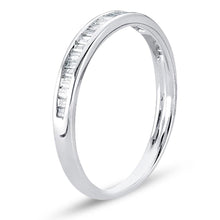 Load image into Gallery viewer, Baguette Diamond Half Eternity Band - Jewelry
