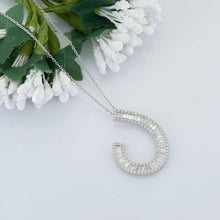 Load image into Gallery viewer, Diamond Baguette Necklace - Jewelry
