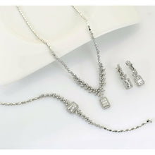 Load image into Gallery viewer, Round and Baguette Diamond Necklace - Empire Fine Jewellers
