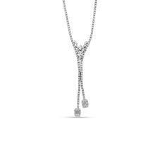 Load image into Gallery viewer, Baguette Diamond Necklace - Jewelry
