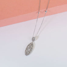 Load image into Gallery viewer, Baguette Diamond Necklace - Jewelry
