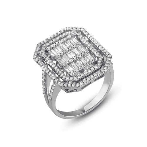 Baguette Diamond Ring - Jewelry