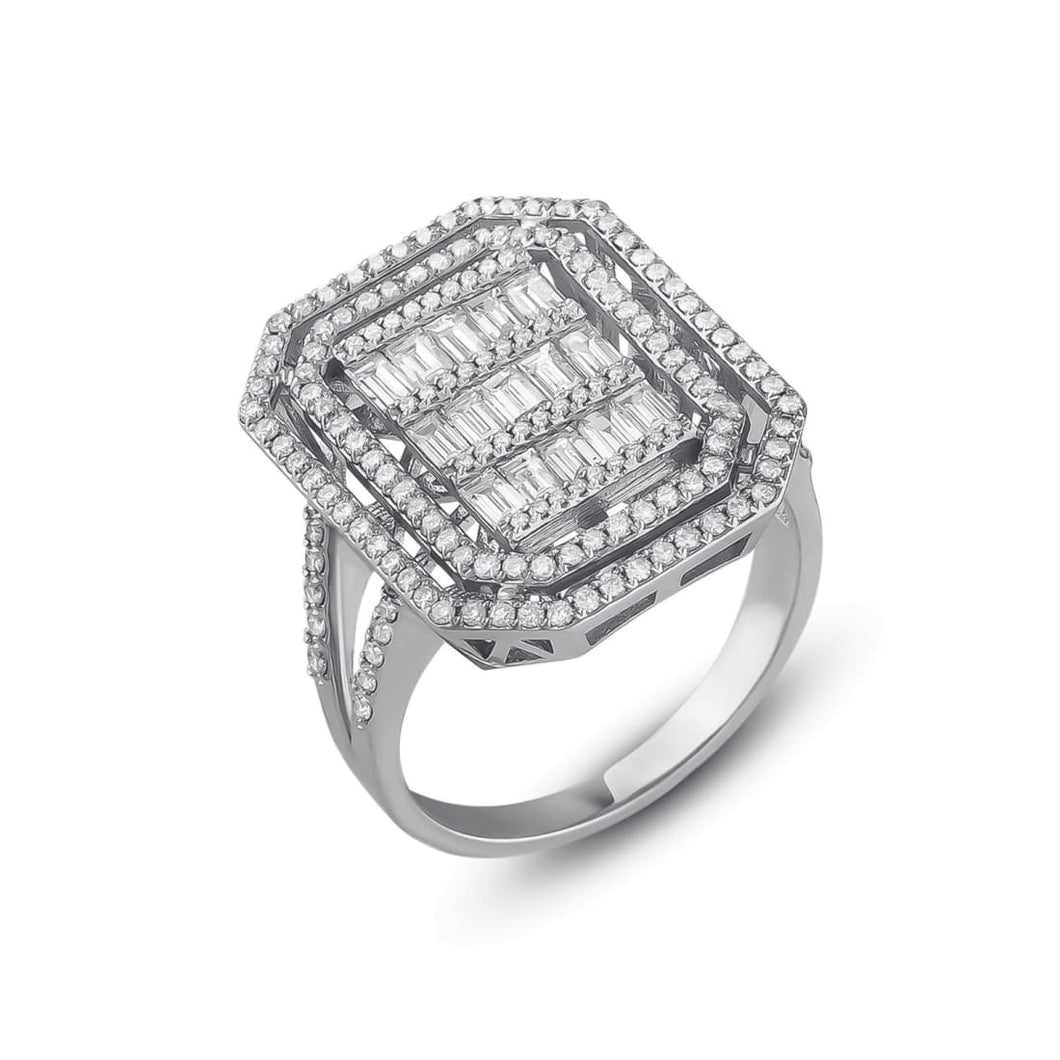 Baguette Diamond Ring - Jewelry