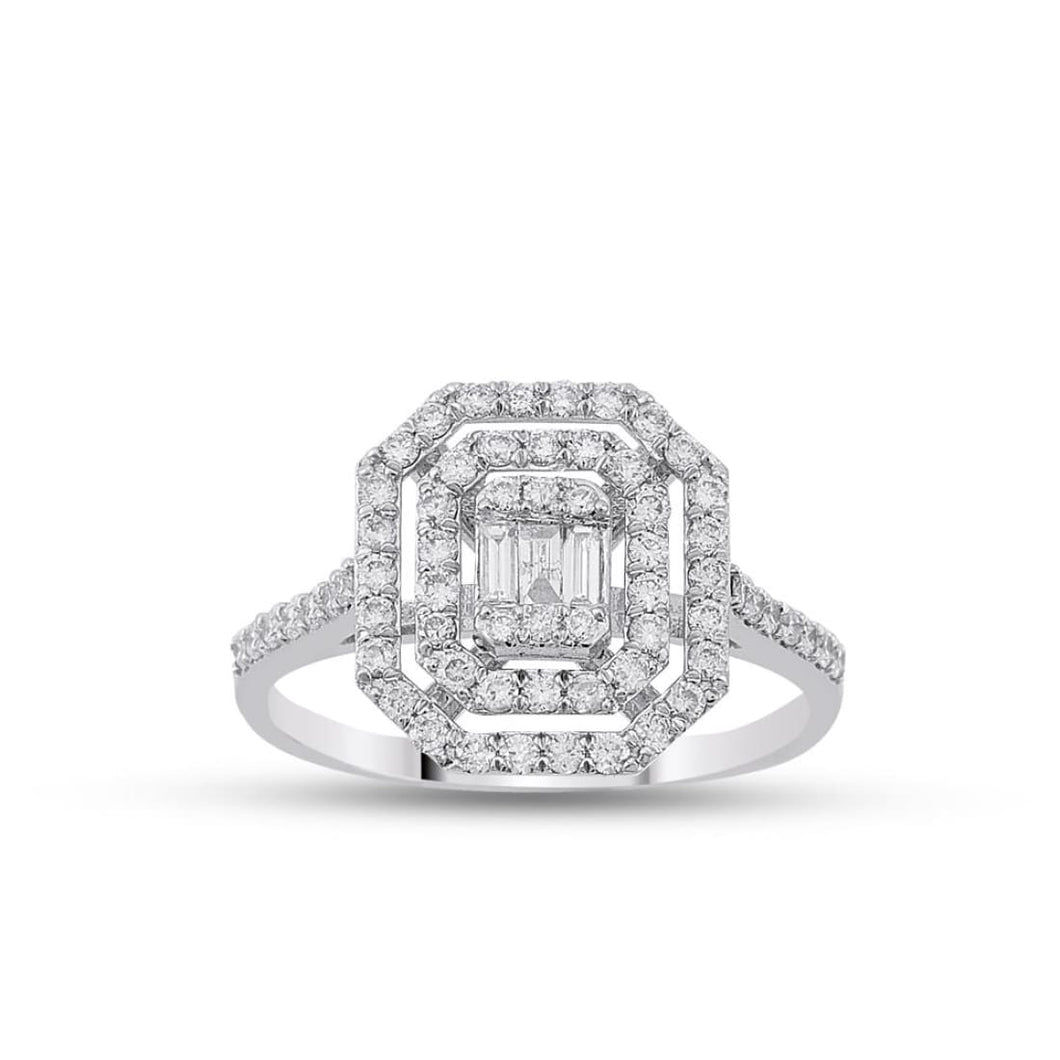 Diamond Baguette Ring - Jewelry